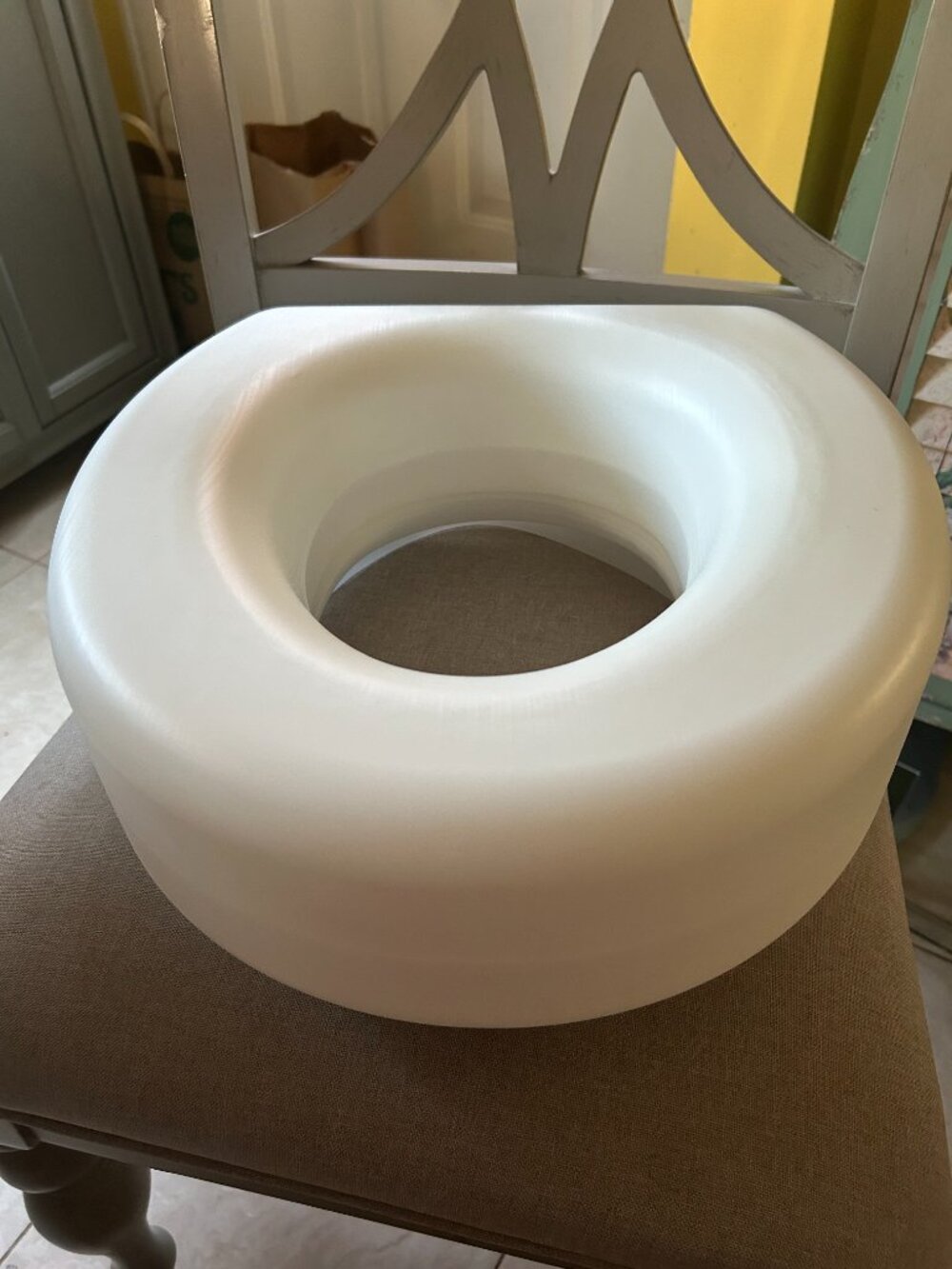 HealthSmart Enhanced Comfort 5" Raised (Round) Toilet Seat Risers for Seniors